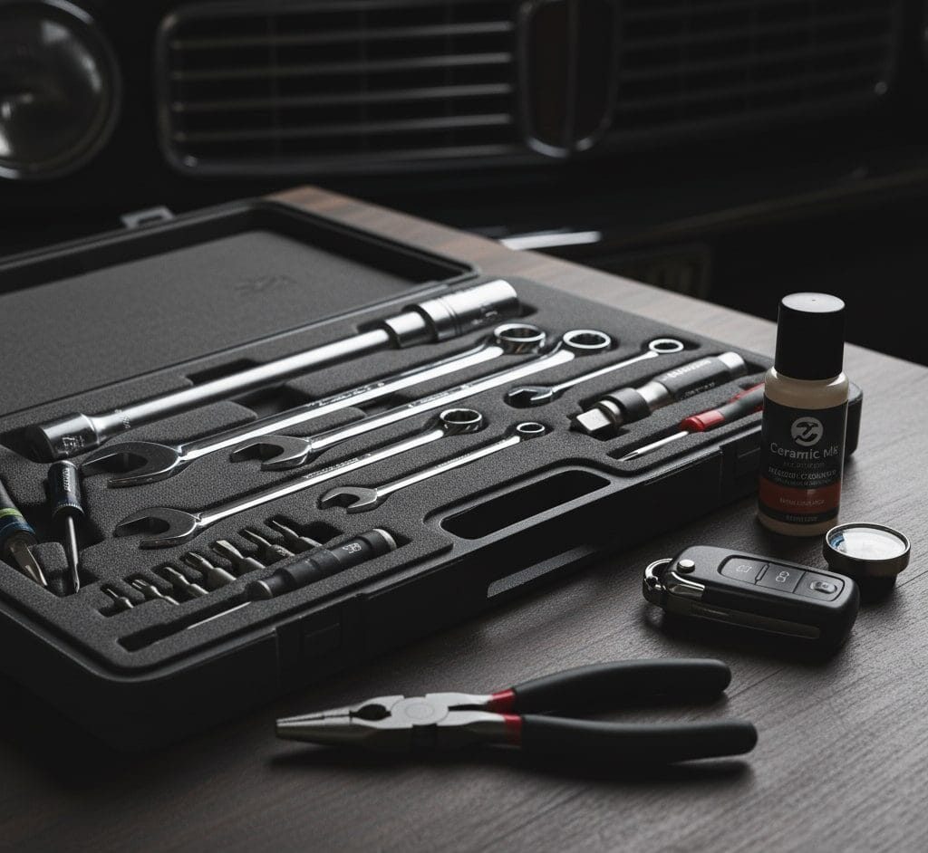 Merchandising 9 Un conjunto de herramientas de alta calidad para bricolaje y automoción, dispuestas de manera ordenada y atractiva