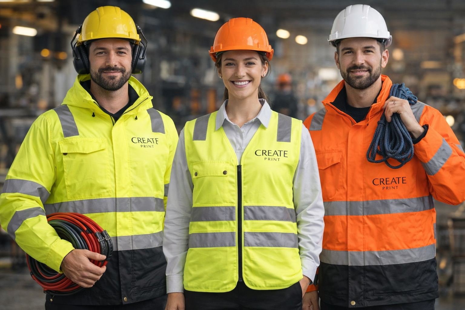 Alta visibilidad y ropa laboral personalizada para obra