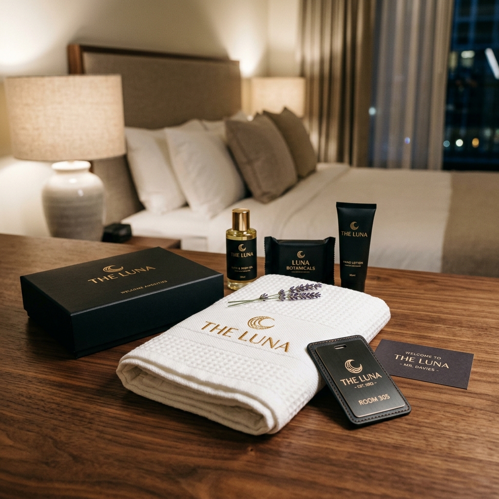 Uniformes, amenities y regalos personalizados para hoteles